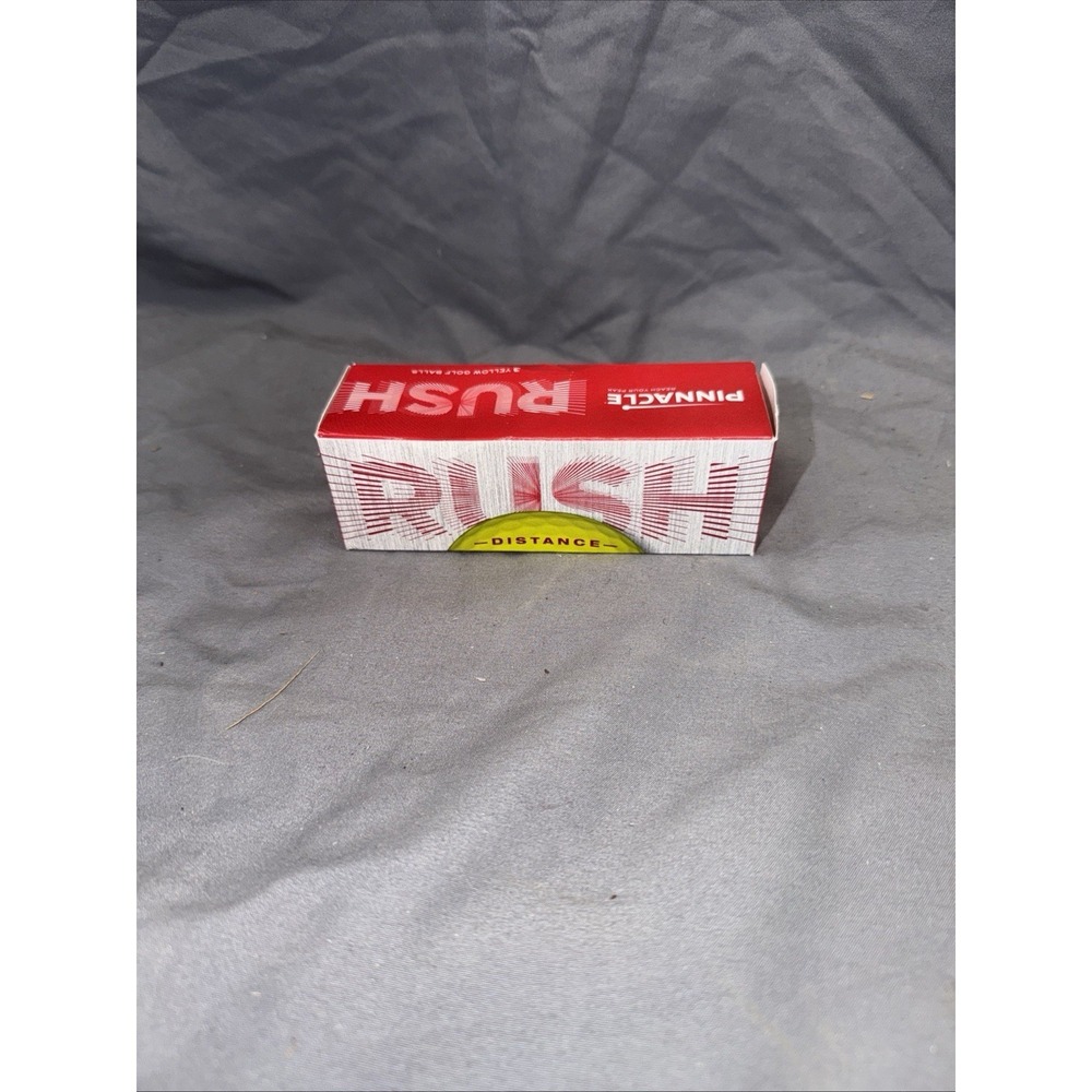Pinnacle Rush Distance Golf Balls 3 Pack - White 84 Lumber Logo